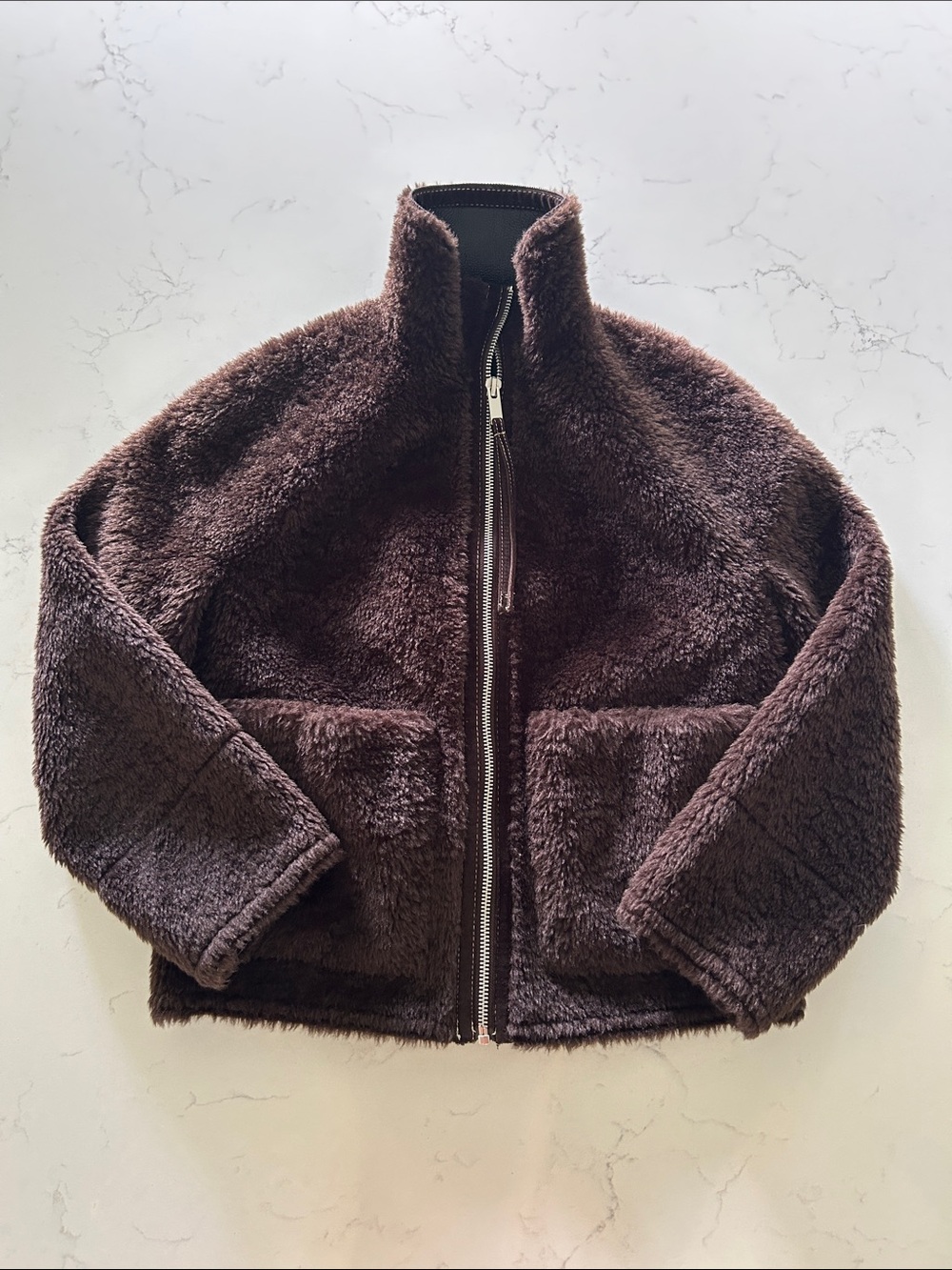 Zara faux fur jacket - Picture 4 of 7